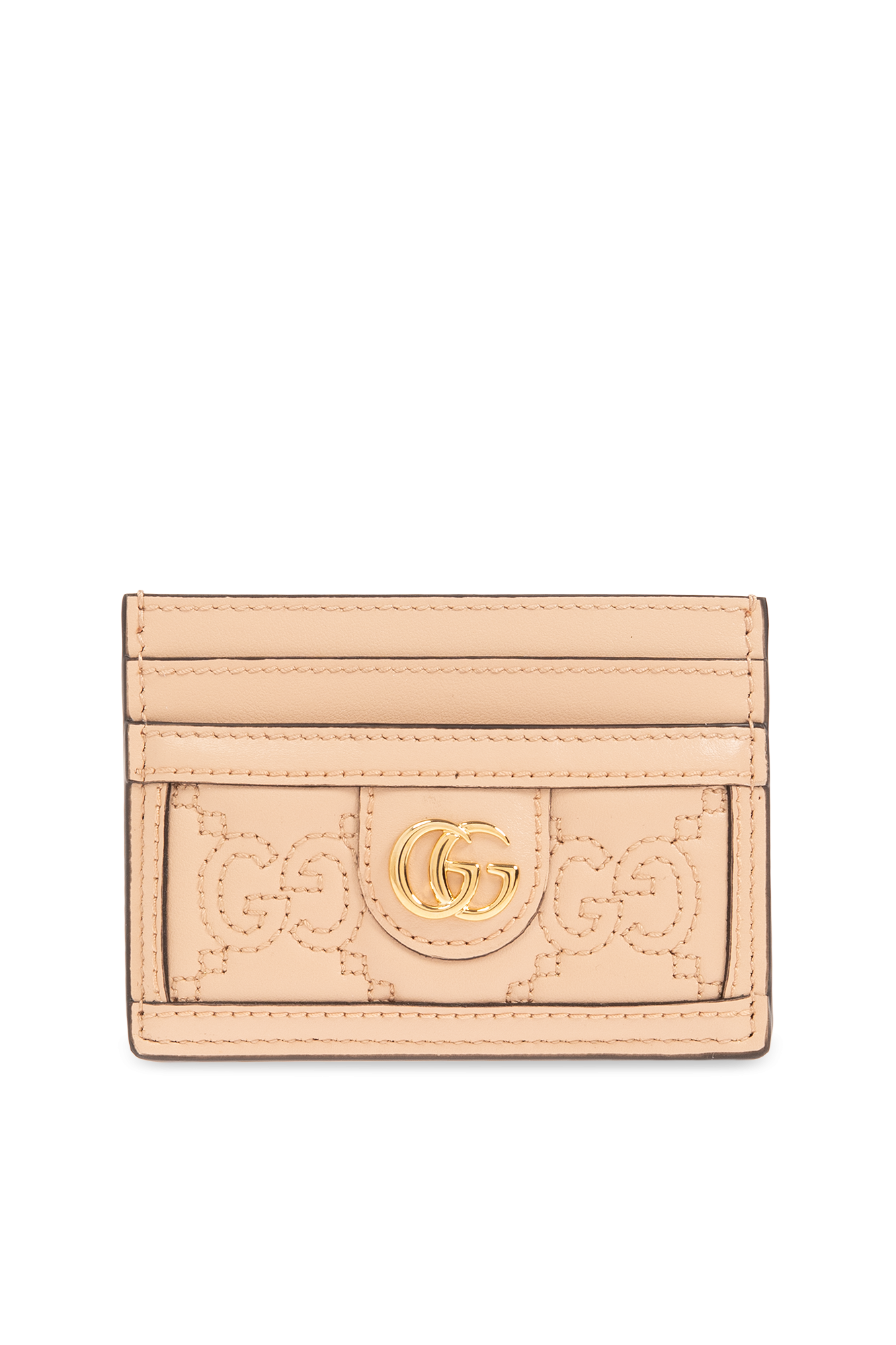 Gucci card holder beige sale